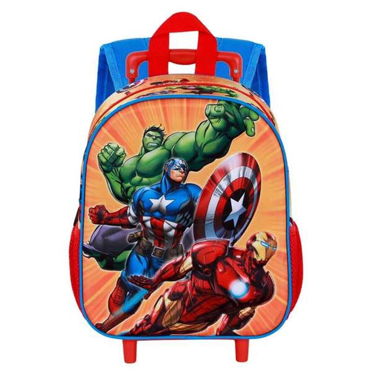 Schulrucksack 3D mit Rädern MARVEL Bunt 3/5