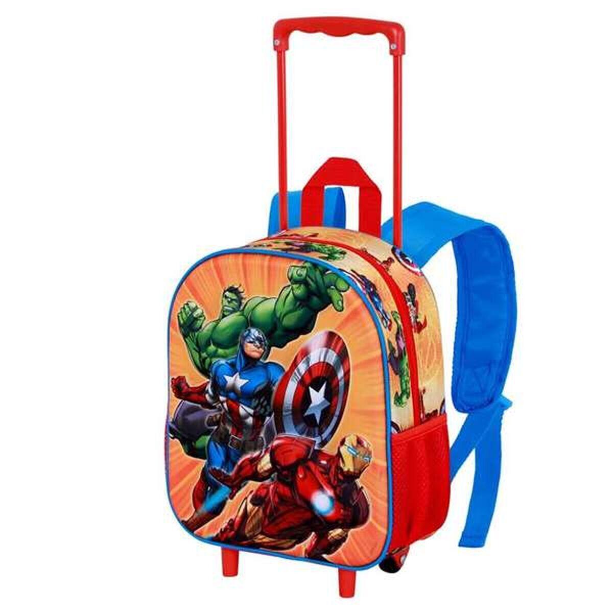 Schulrucksack 3D mit Rädern MARVEL Bunt 2/5