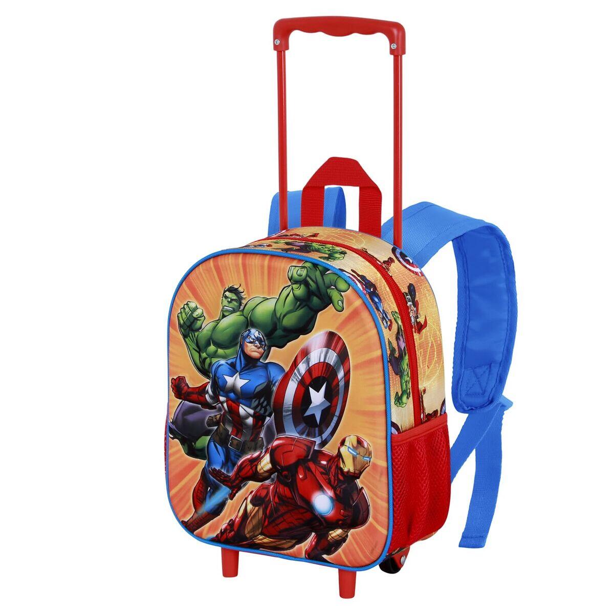 Schulrucksack 3D mit Rädern MARVEL Bunt 4/5