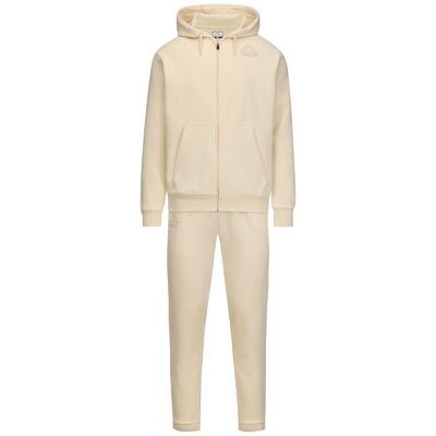 Tuta da uomo in cotone bianco da sportivo/a