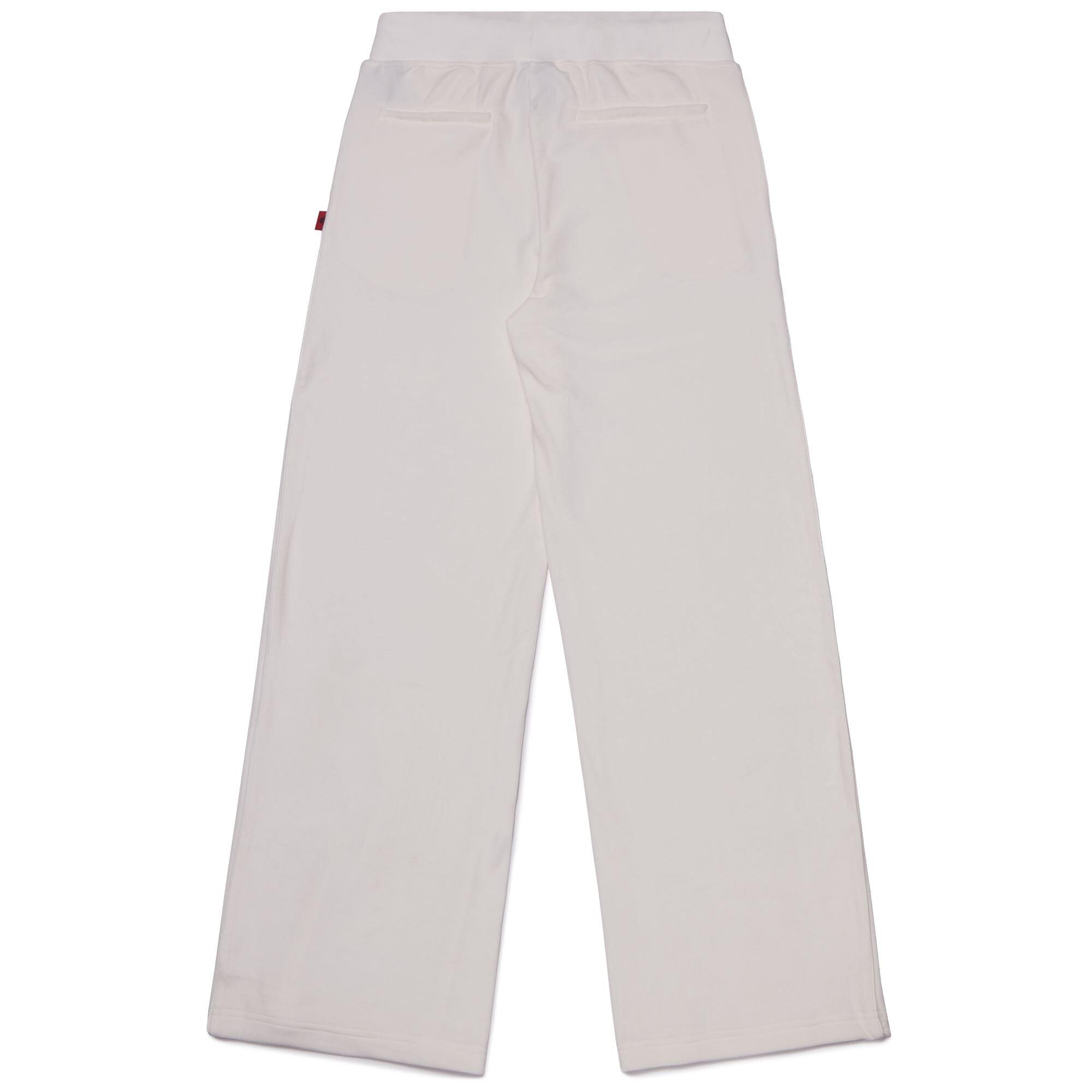 Pantaloni tuta da donna in poliestere bianco da lifestyle 2/2