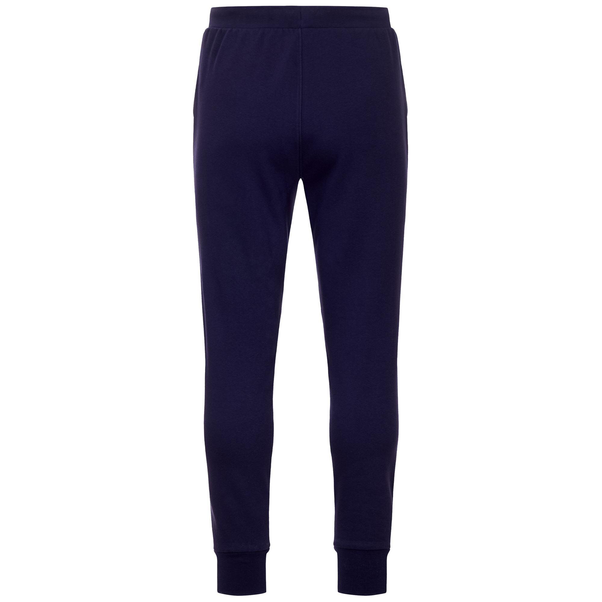 Pantaloni tuta da uomo in cotone blu da sportivo/a 3/3