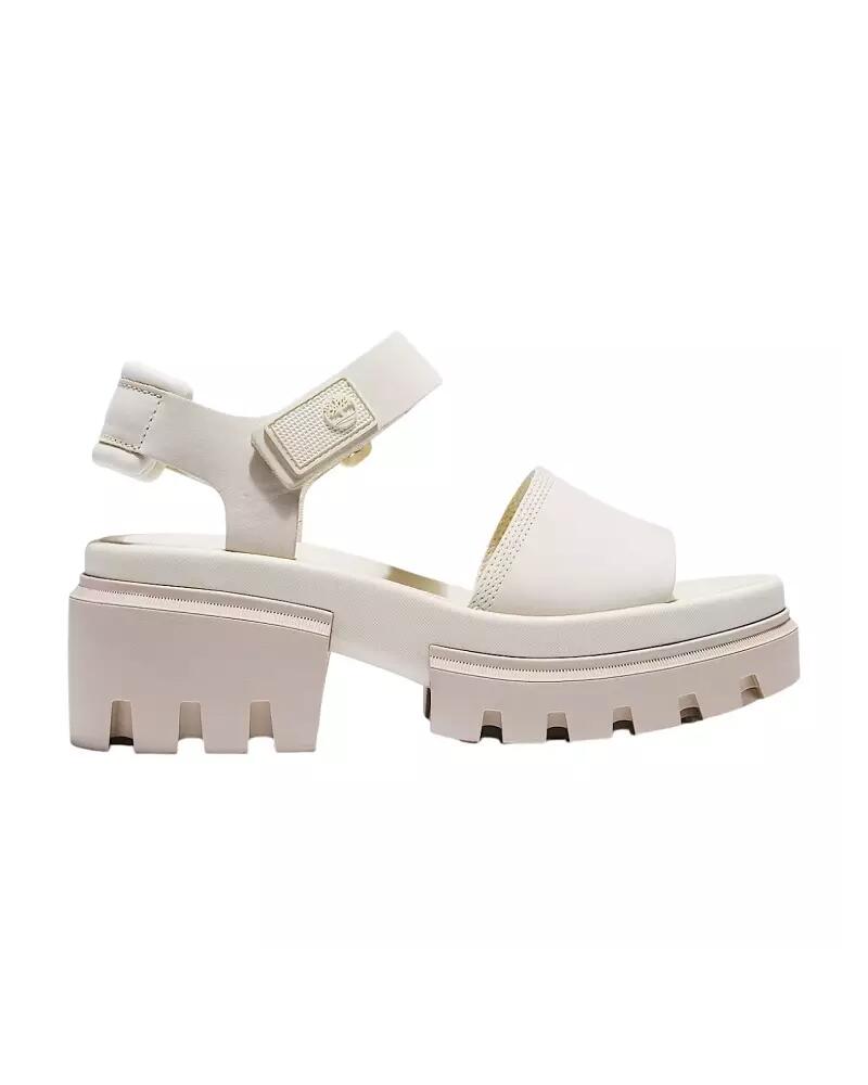 Timberland Everleigh BACKSTRAP SANDA Blanc 1/5