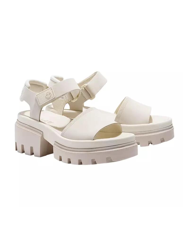 Timberland Everleigh BACKSTRAP SANDA Blanc 3/5