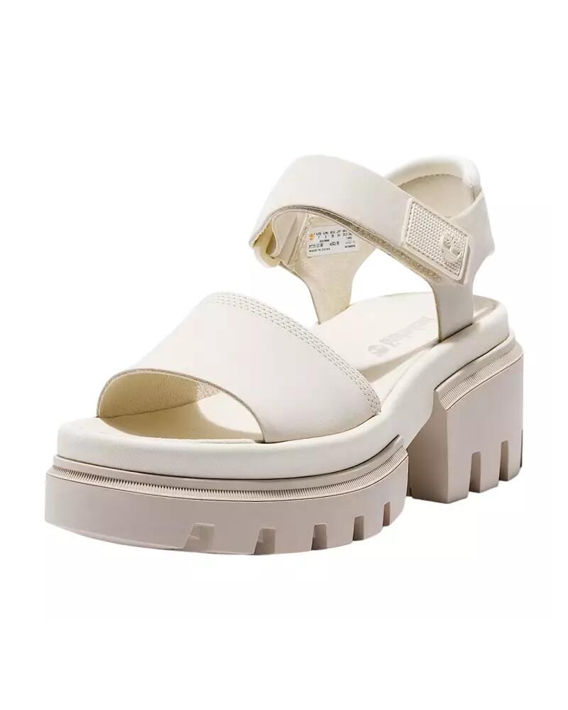 Timberland Everleigh BACKSTRAP SANDA Blanc 2/5
