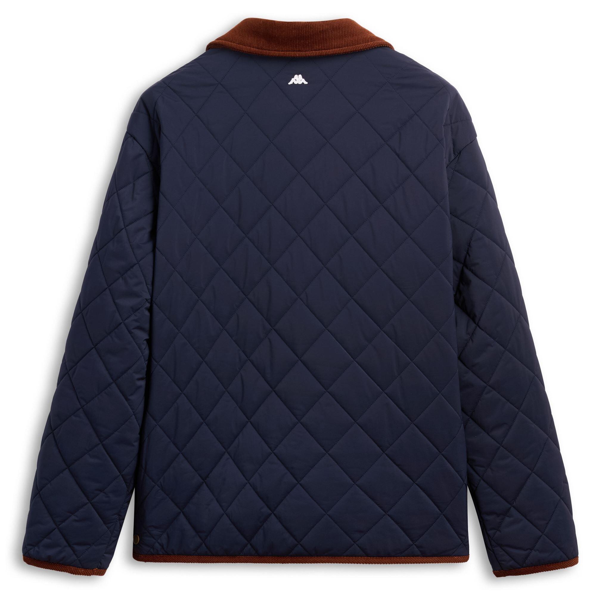 Giubbotto da uomo in poliestere blu da casual 2/3