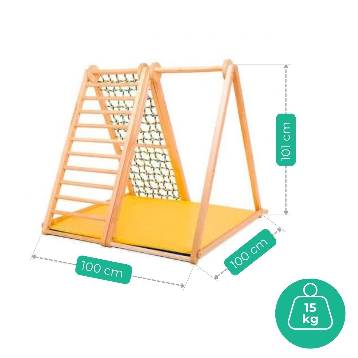Zebra Triangle d’Escalade Montessori 101 cm 4/7