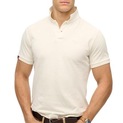 Polo Blanc Homme Superdry Vint Destroy - M