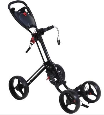 Quad Compact Golfwagen - Golftrolley - Schwarz