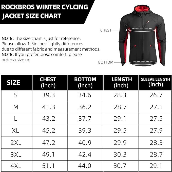 Giacca da ciclismo invernale in pile da uomo 3/3