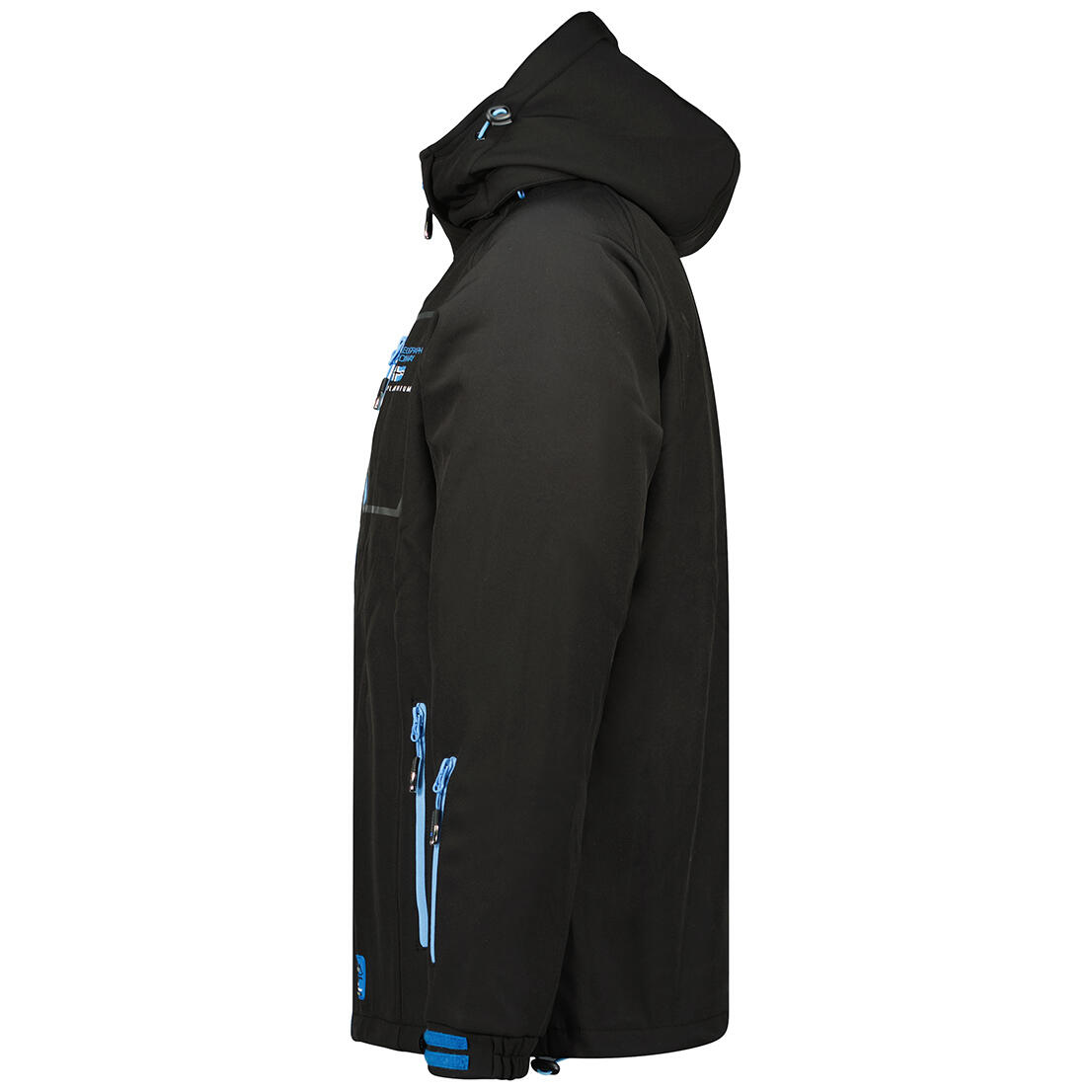 Chaqueta softshell hombre de geographical norway modelo riziere negro 4/4