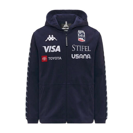 Veste à capuche 222 Banda Arufeod adulte US SKI TEAM