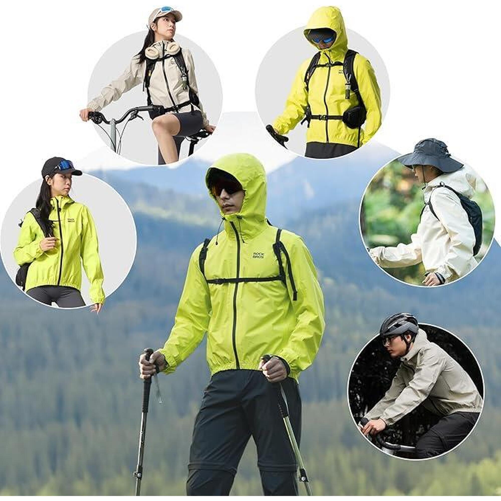Jachetă de ploaie ROCKBROS (Unisex) – Impermeabilă