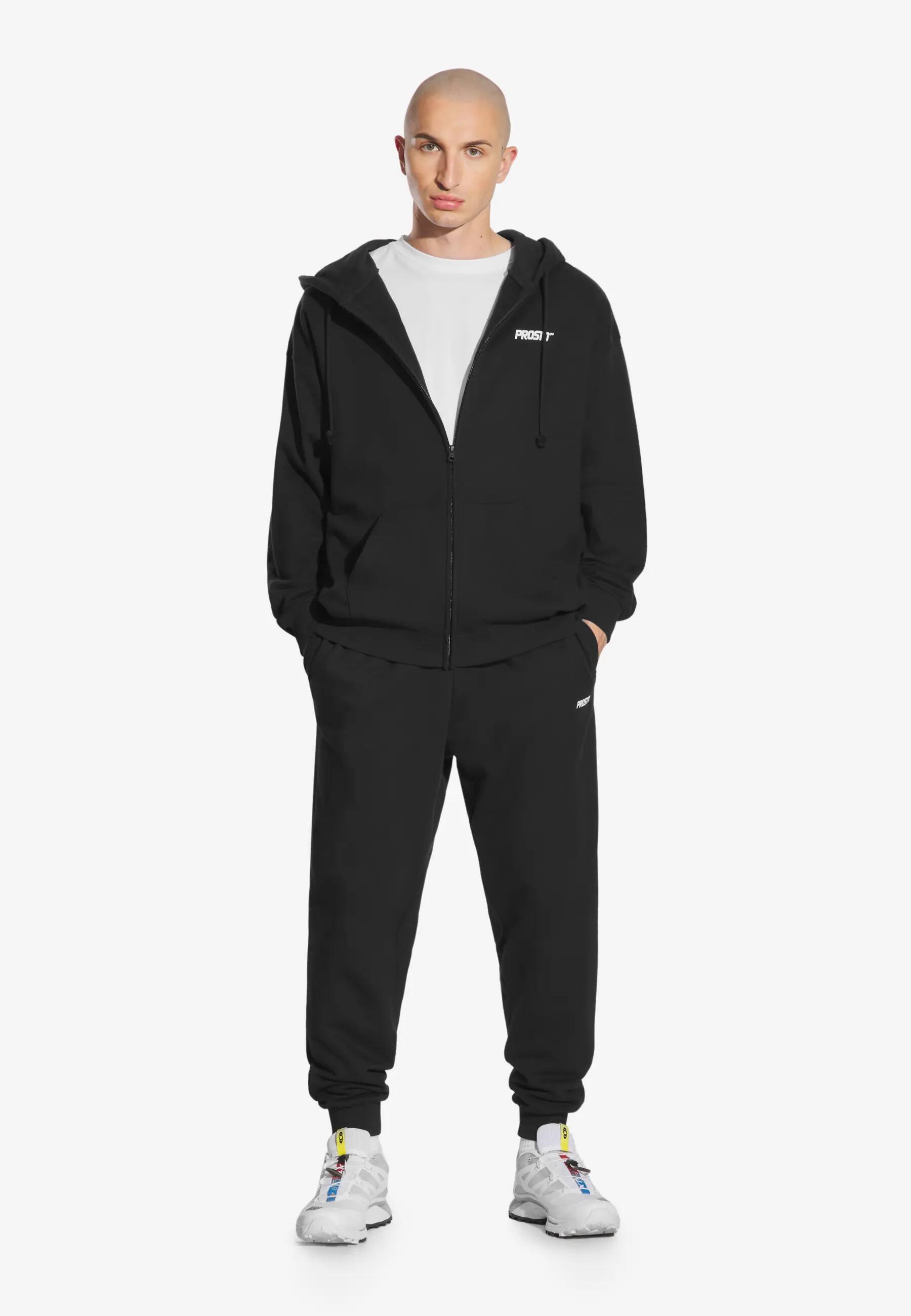 Férfi pulóver PROSTO Hoodie Logo Zip 2/6