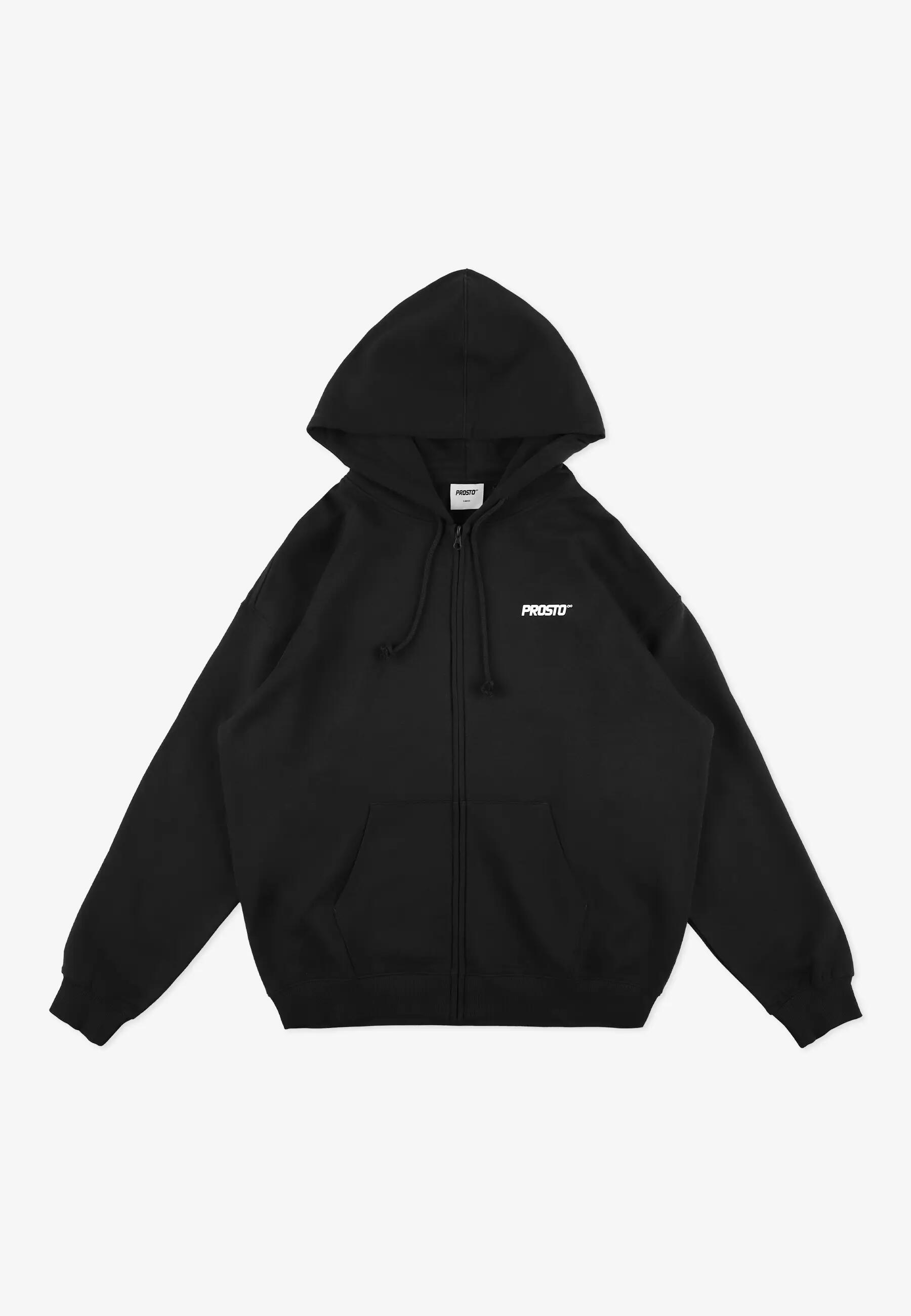 Férfi pulóver PROSTO Hoodie Logo Zip 4/6