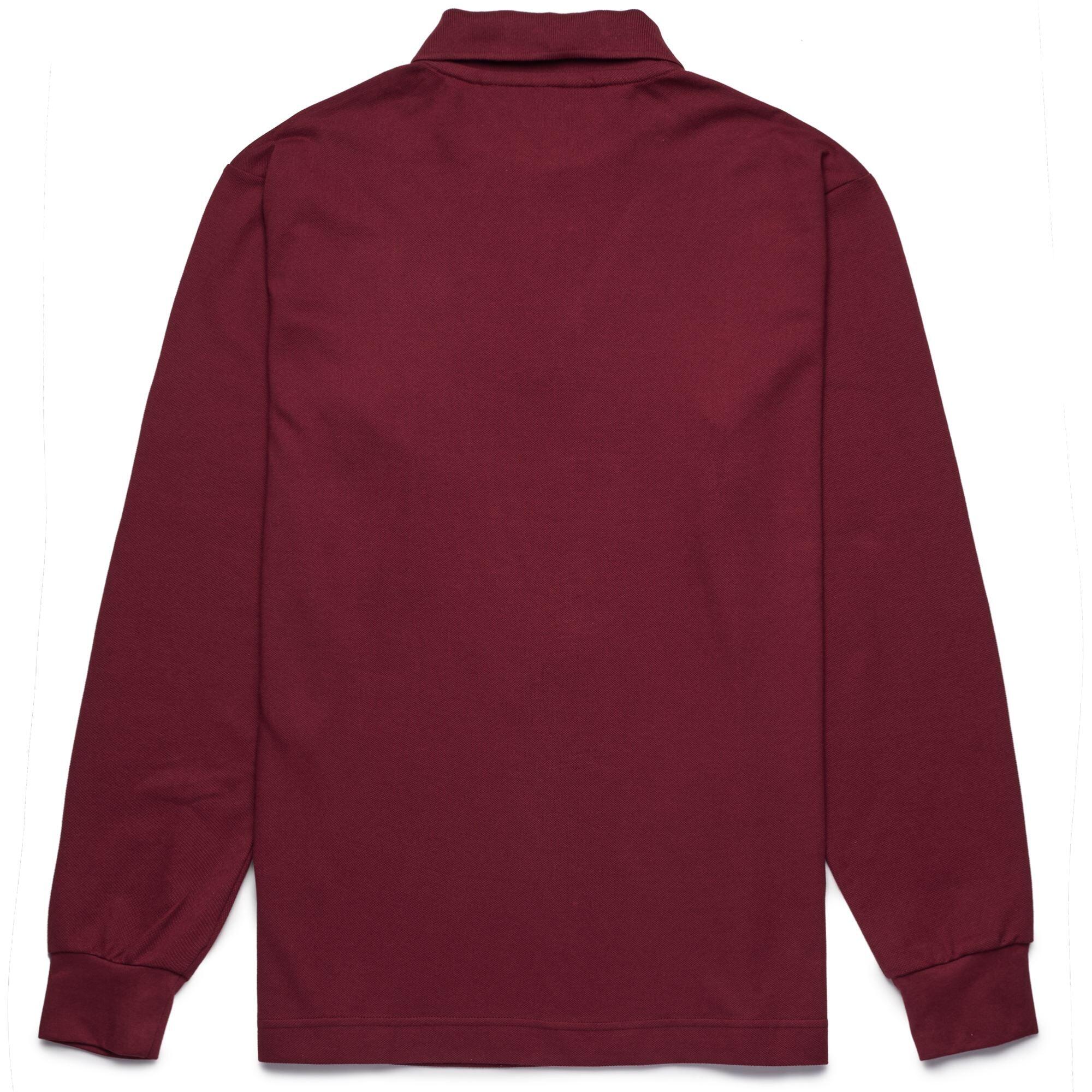 Polo da uomo in cotone rosso da lifestyle 2/2