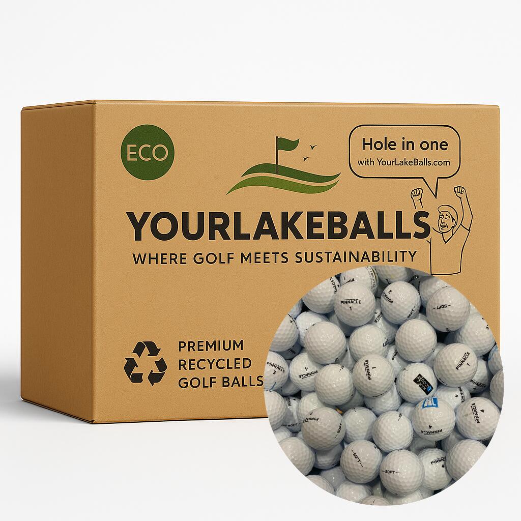 24 Used Pinnacle Soft Golf Balls – Lakeballs