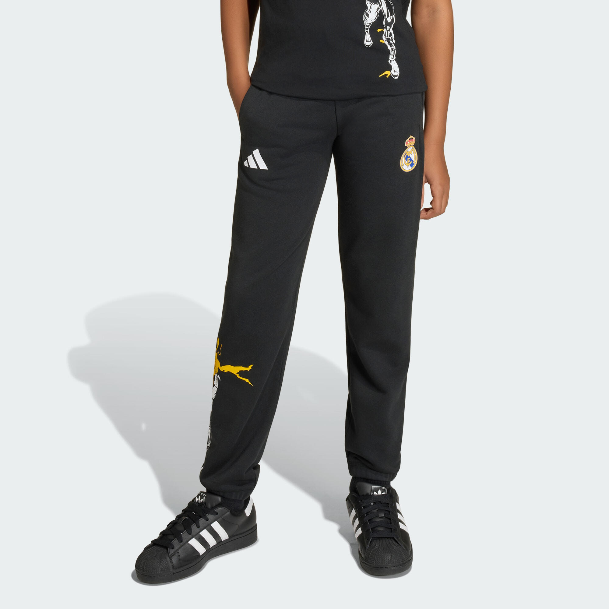 Adidas - Pantalon Adidas Real Madrid Avengers Enfants - Pantalons - Noir - Decathlon