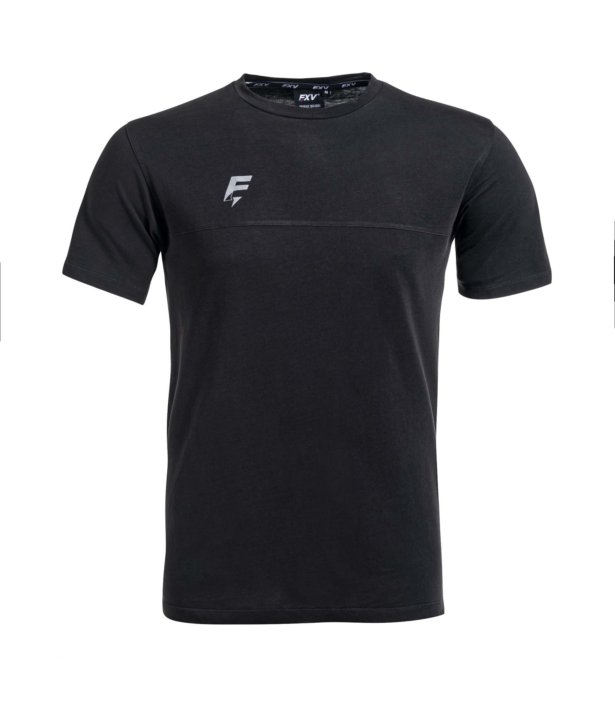 TEE-SHIRT DE RUGBY FORCE 2 ENFANT Force XV noir 1/1