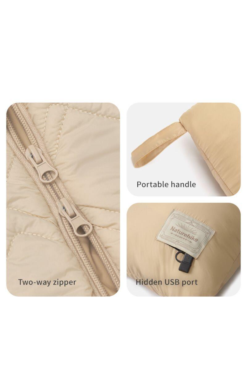 Manta eléctrica Naturehike - USB, portátil 2/7