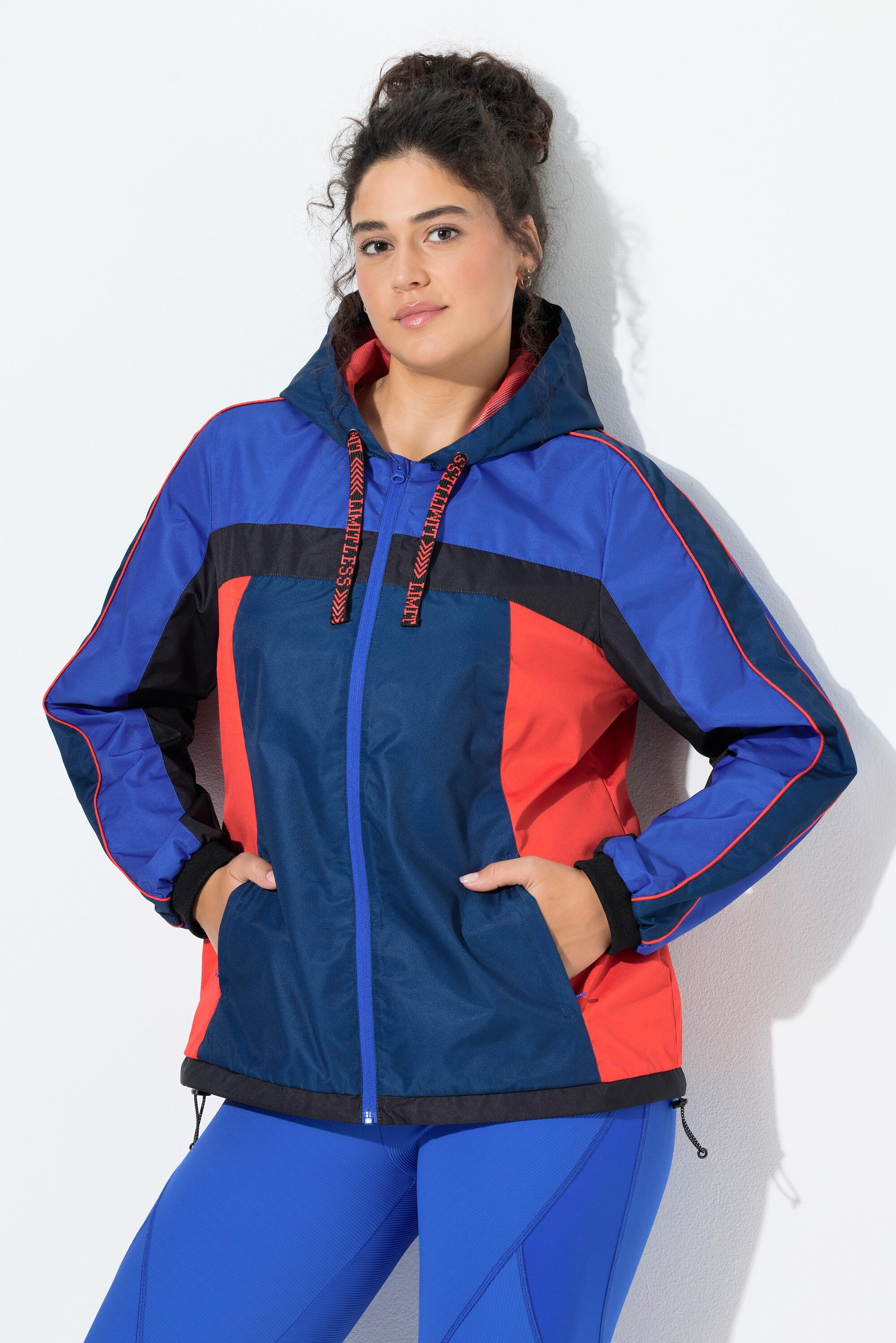 Femme Veste d'extérieur à capuche cordons à la base et matière déperlante 7/7