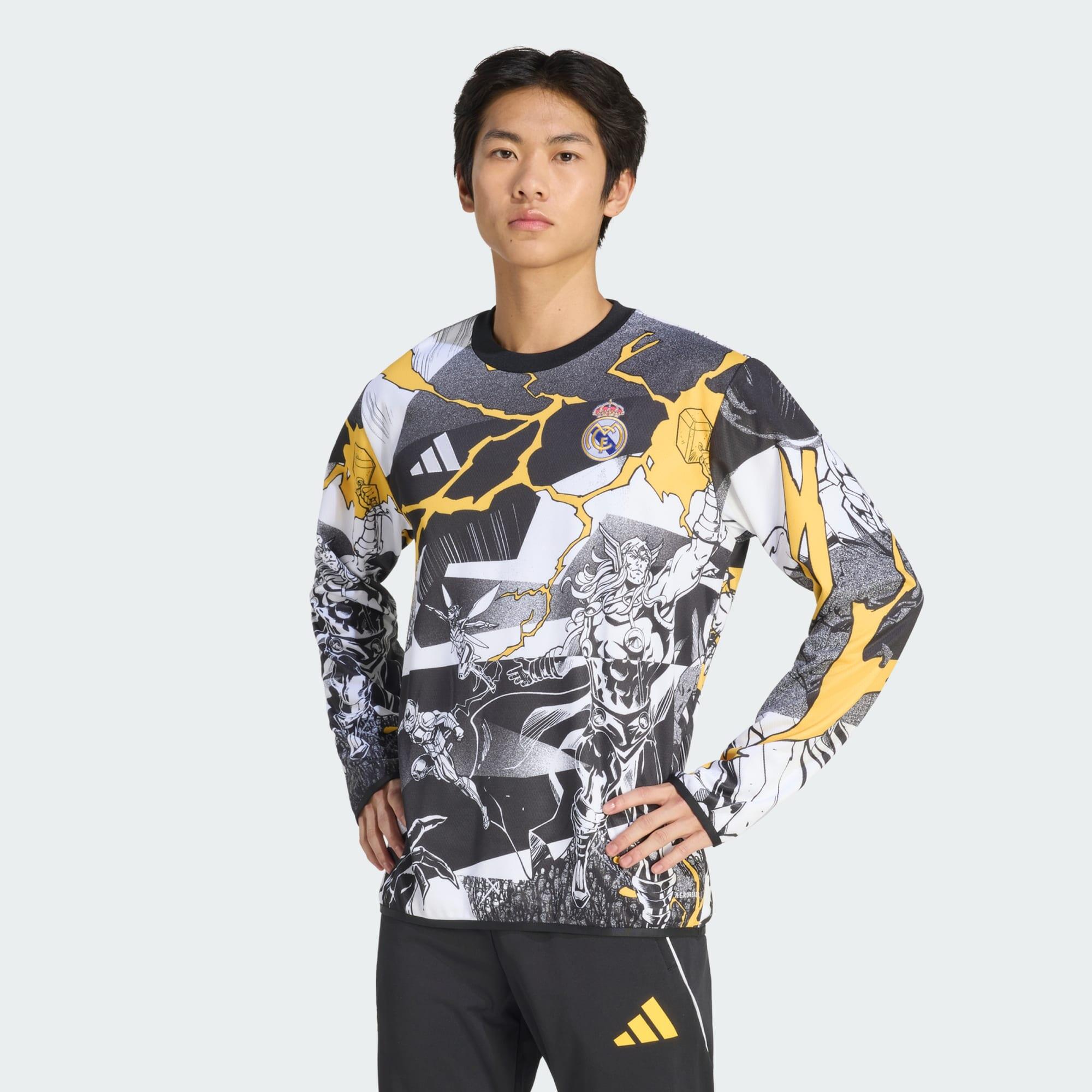 ADIDAS Předzápasový zahřívací top Real Madrid Avengers 25/26