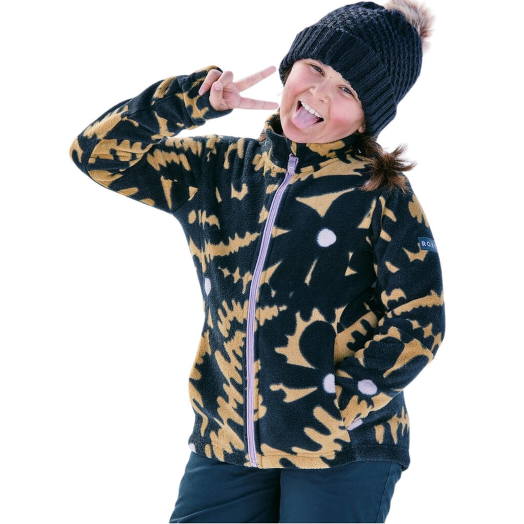 Roxy Windyspirit Girl Fleece-Fennel Seed/ Flower