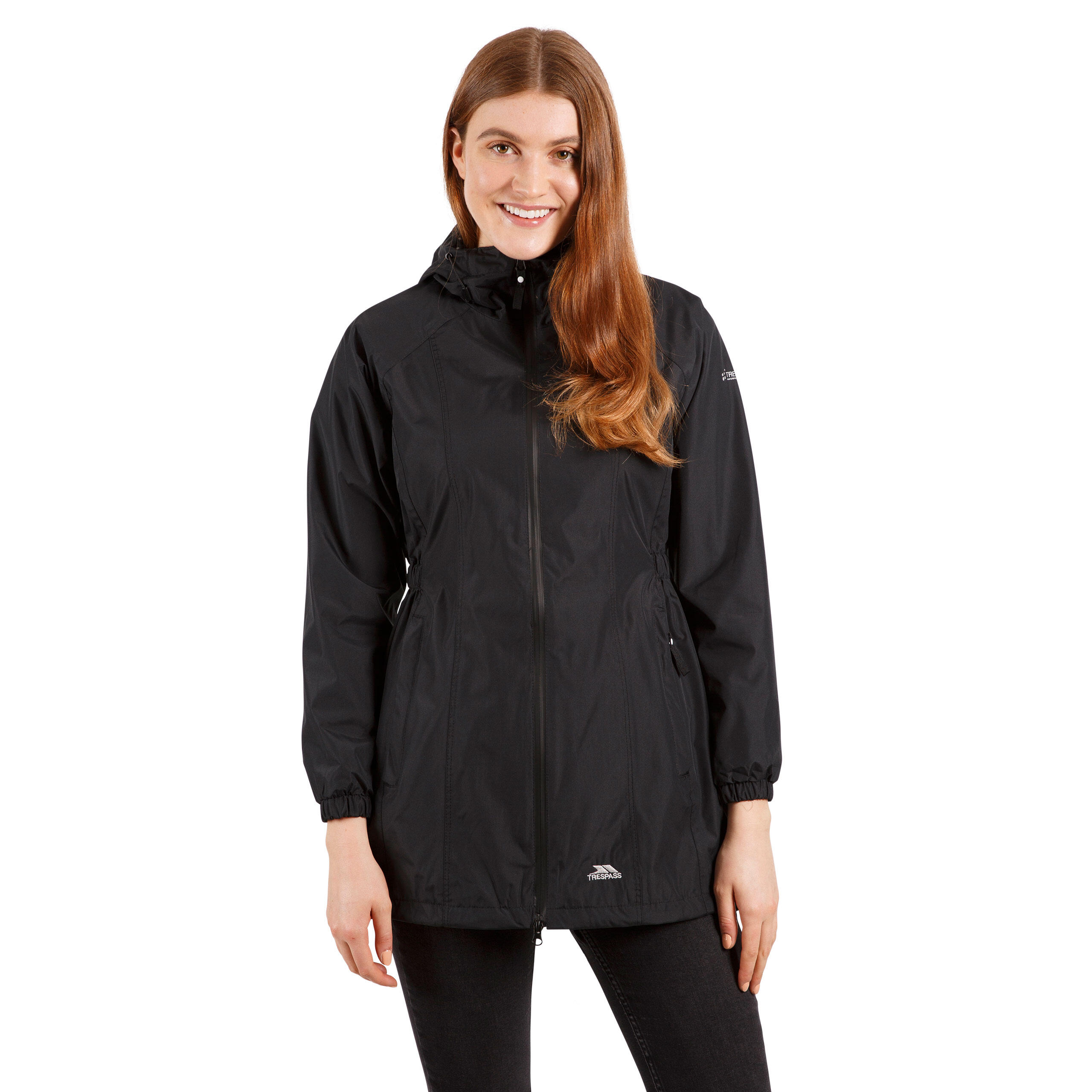2058 lange waterdichte parka met capuchon en 2 ritssluitingzakken 3/5