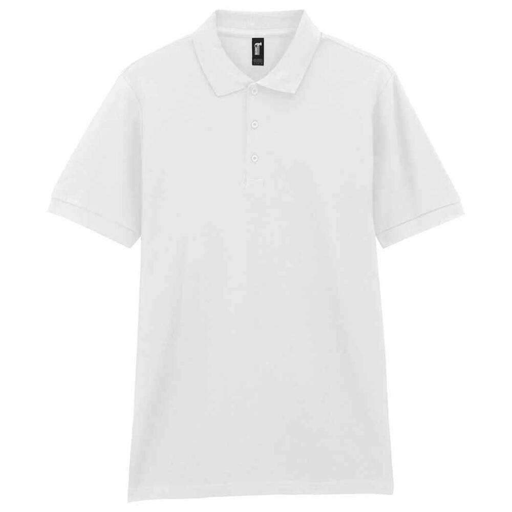 Unisex Adult Hammer Piqué Polo Shirt (White)