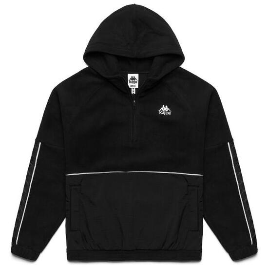 Sweat-shirt à capuche pour homme noir pour streetwear sportif
