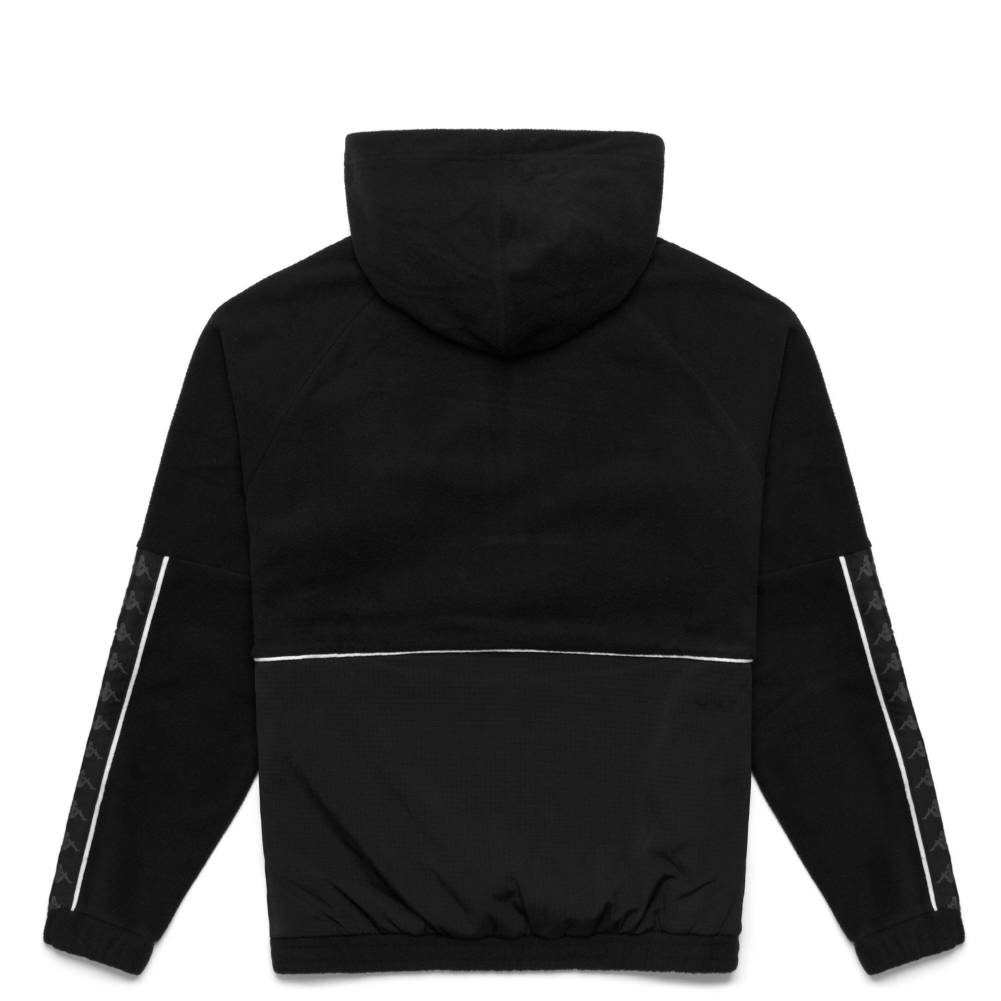 Felpa con cappuccio da uomo in poliestere nero da streetwear sportivo 2/5