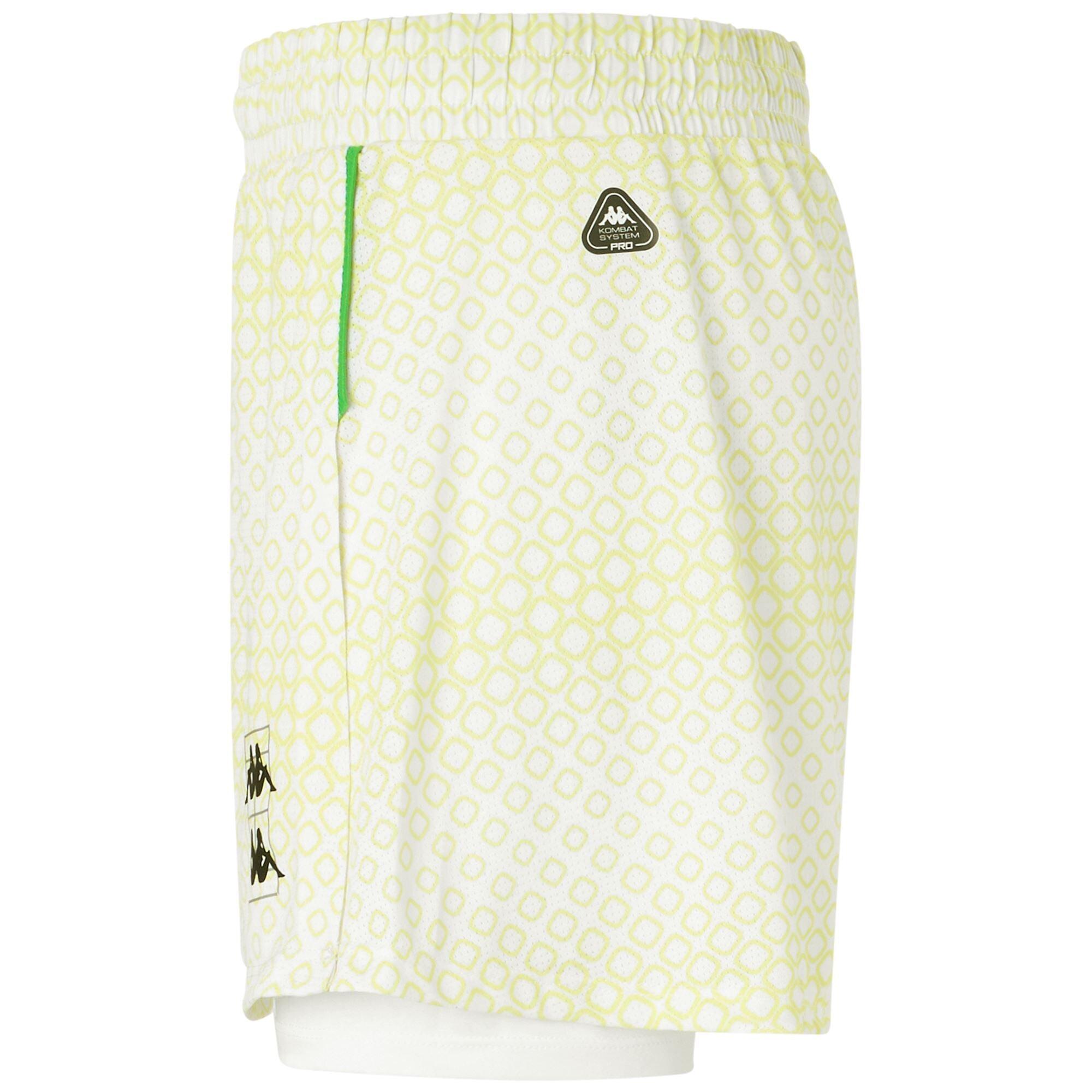 Gonna corta da donna in poliestere bianco da padel 2/6