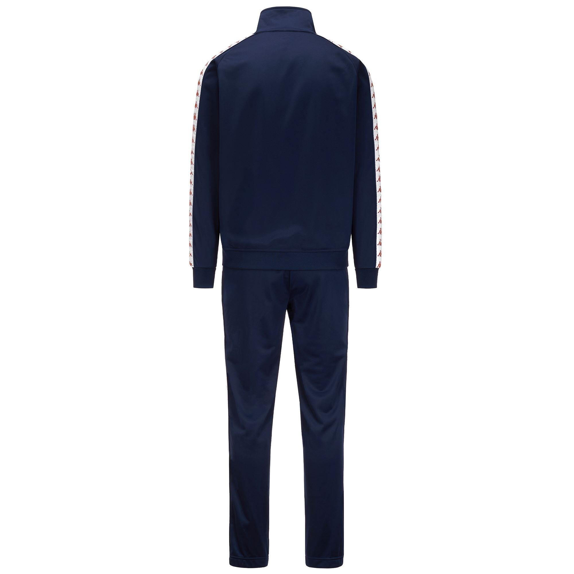 Tuta da uomo in poliestere blu da streetwear sportivo 3/3