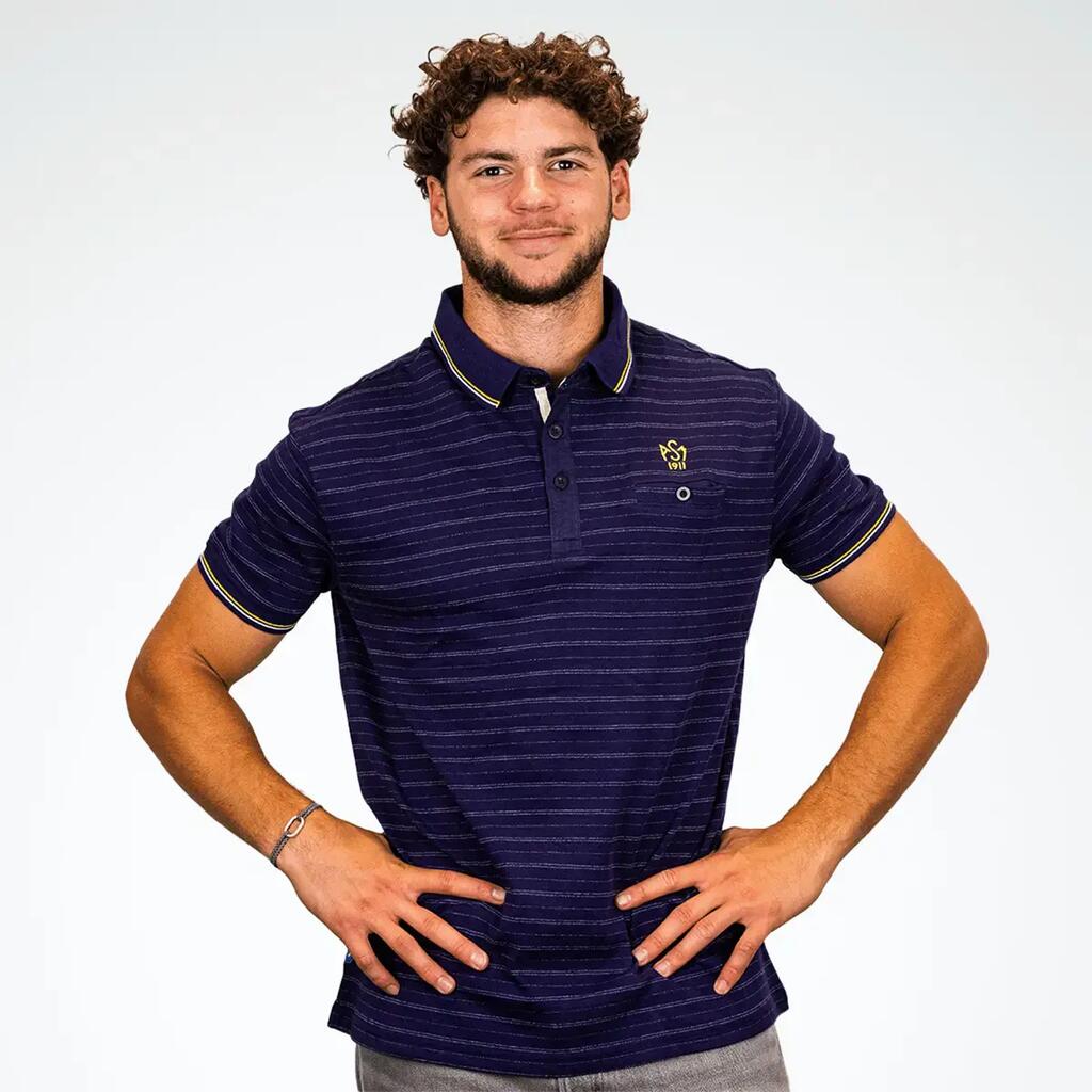 Pavla Short-Sleeve Polo ASM Clermont-Auvergne for Men – Navy