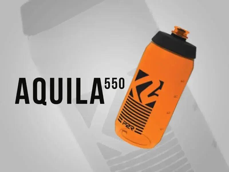 Bidon Apa P2R Aquila - 550 ml, Portocaliu-Negru 2/3