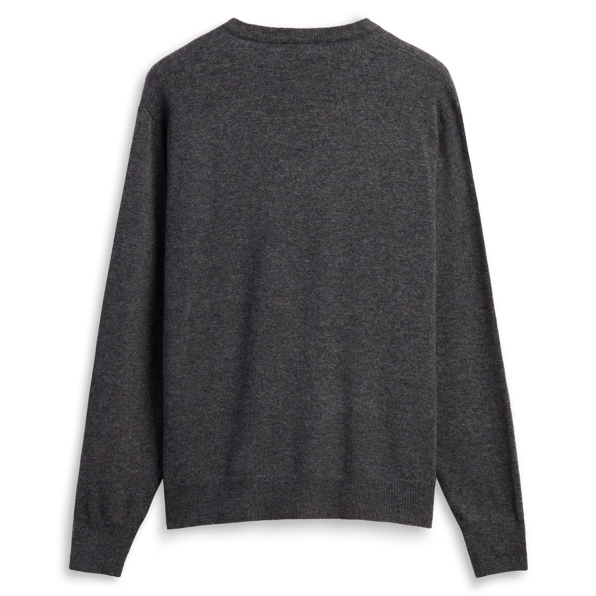 Maglione da uomo in lana grigio da lifestyle 3/6