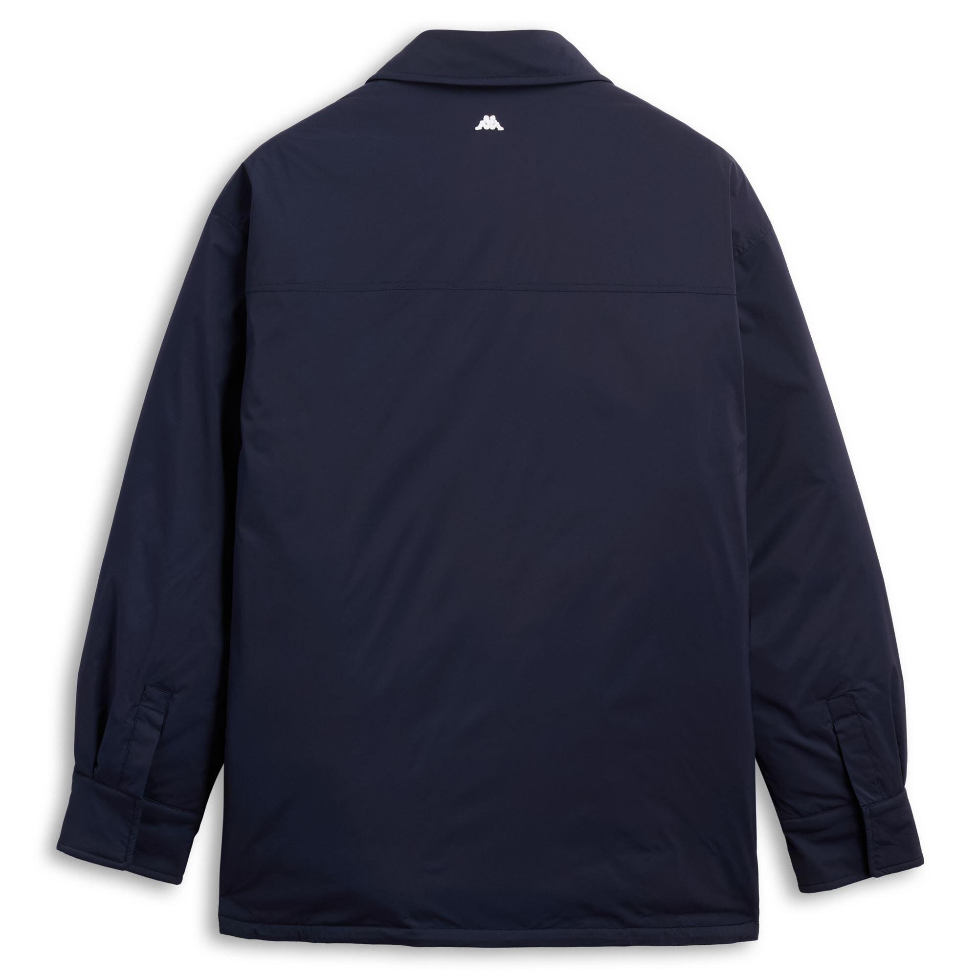 Camicia da uomo in poliestere blu da casual 2/3