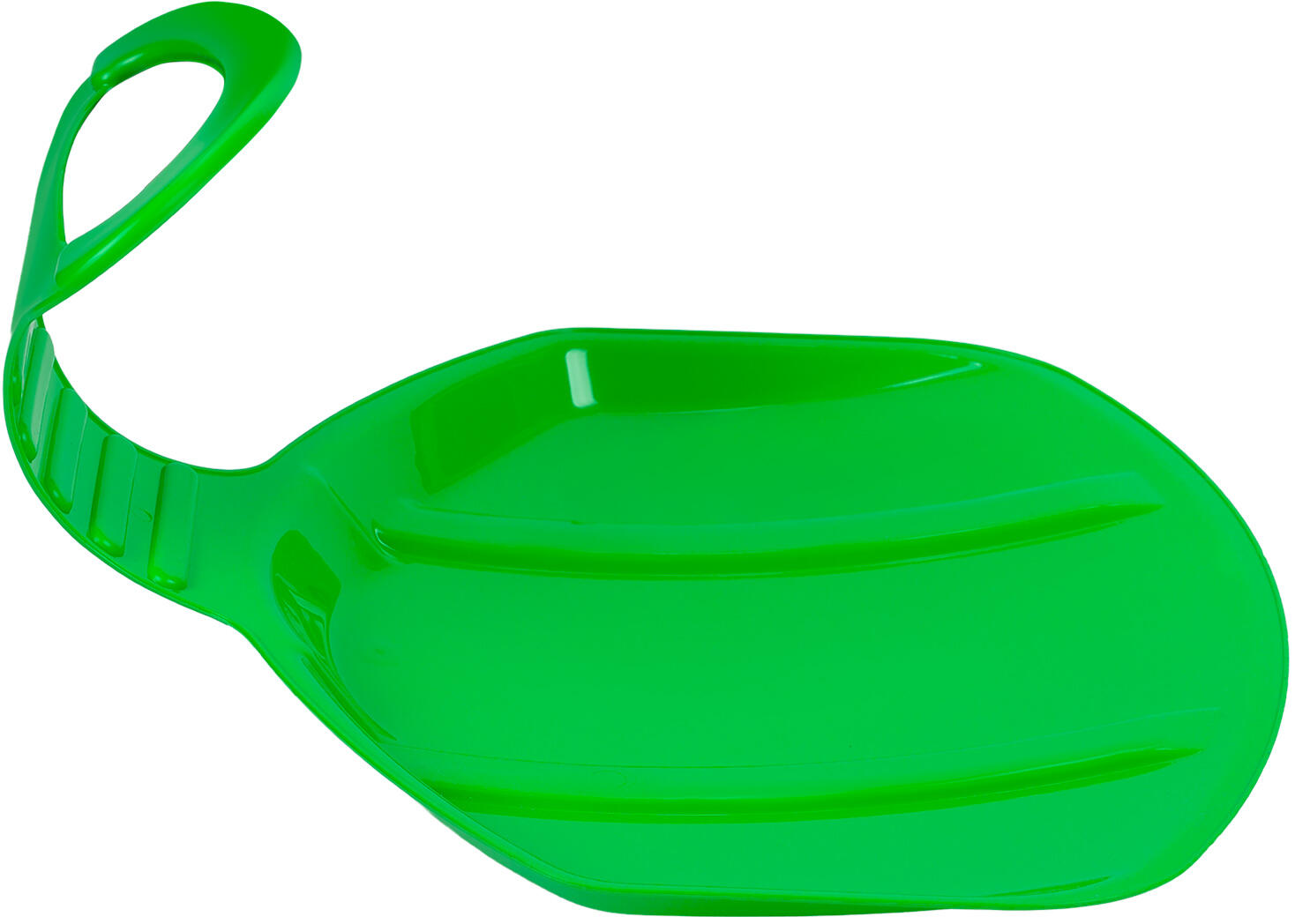 Jabłuszko do zjeżdżania na śniegu plastikowe ślizg dla dzieci zielone 2/6