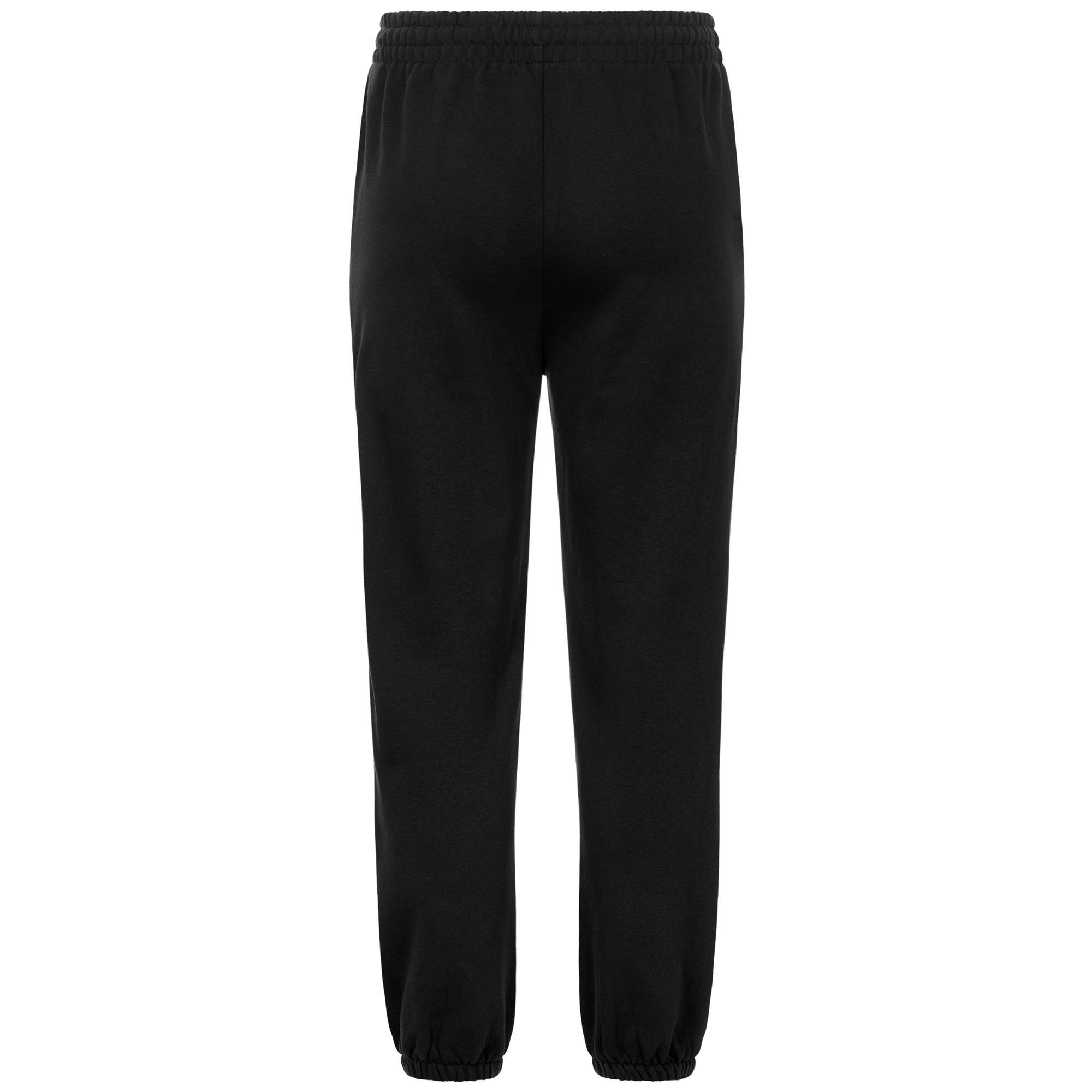 Pantaloni tuta da donna in cotone nero da sportivo/a 3/3