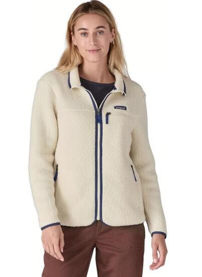 Veste Polaire Femme Patagonia "Womens Retro Pile Jkt" XL Beige