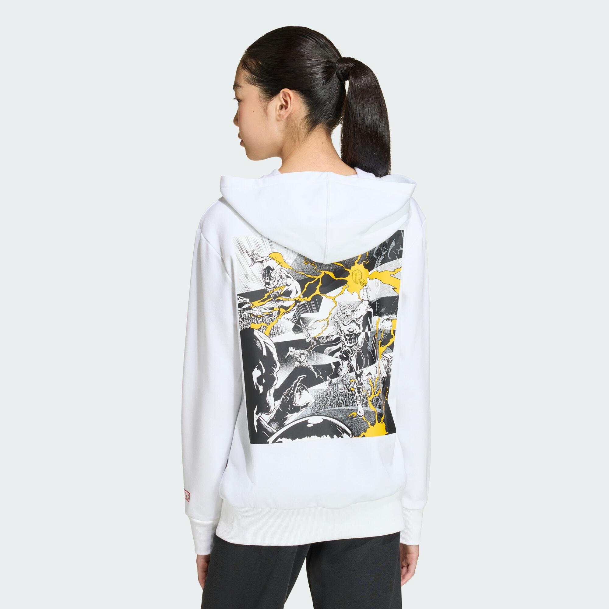 Sweat-shirt à capuche Avengers Real Madrid adidas Enfants 3/5