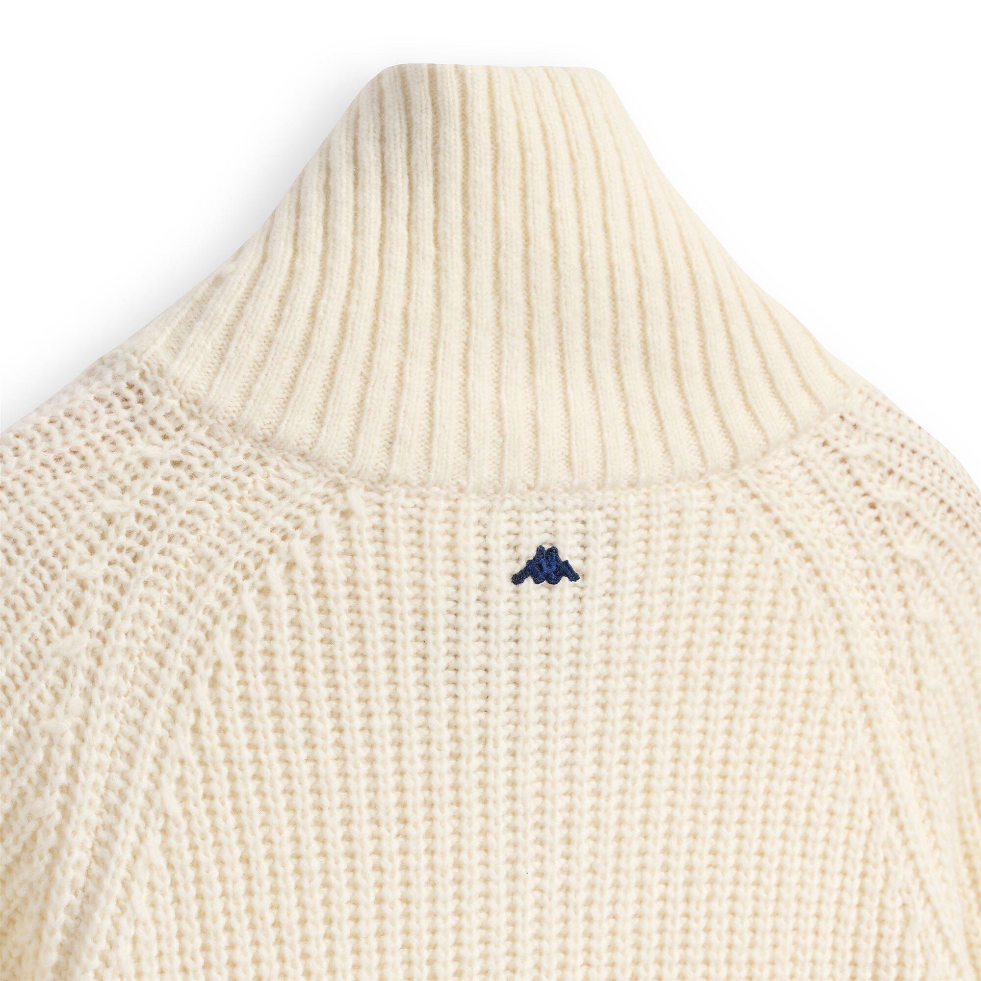 Felpa da uomo in lana beige da casual 3/3