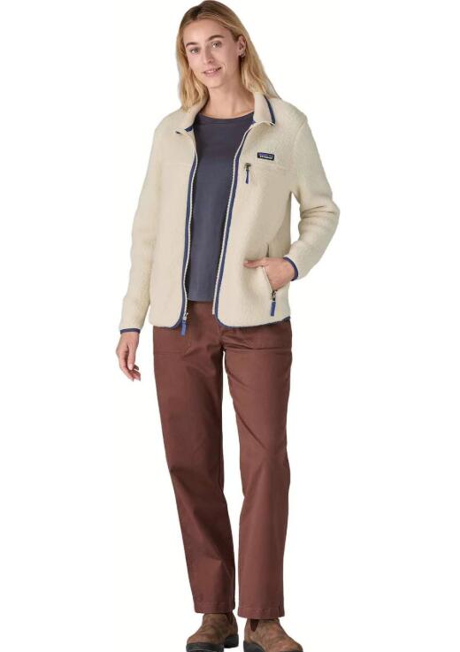 Veste Polaire Femme Patagonia "Womens Retro Pile Jkt" XL Beige 3/7