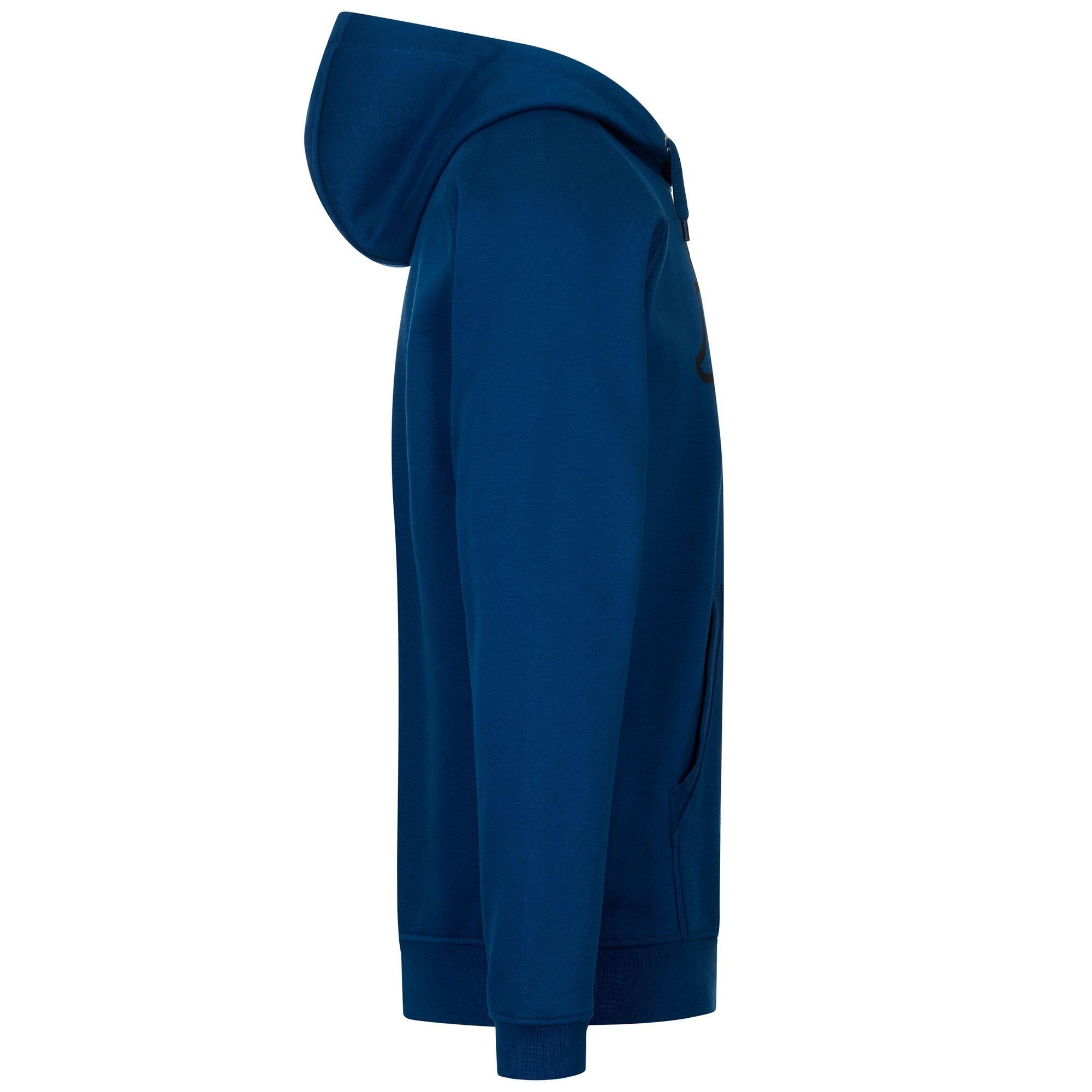Felpa da uomo in cotone blu da sportivo/a 2/3
