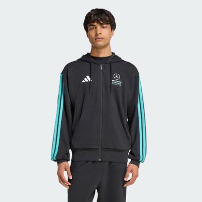 FELPA CON CAPPUCCIO FULL ZIP MERCEDES-AMG PETRONAS FORMULA 1 TEAM DNA