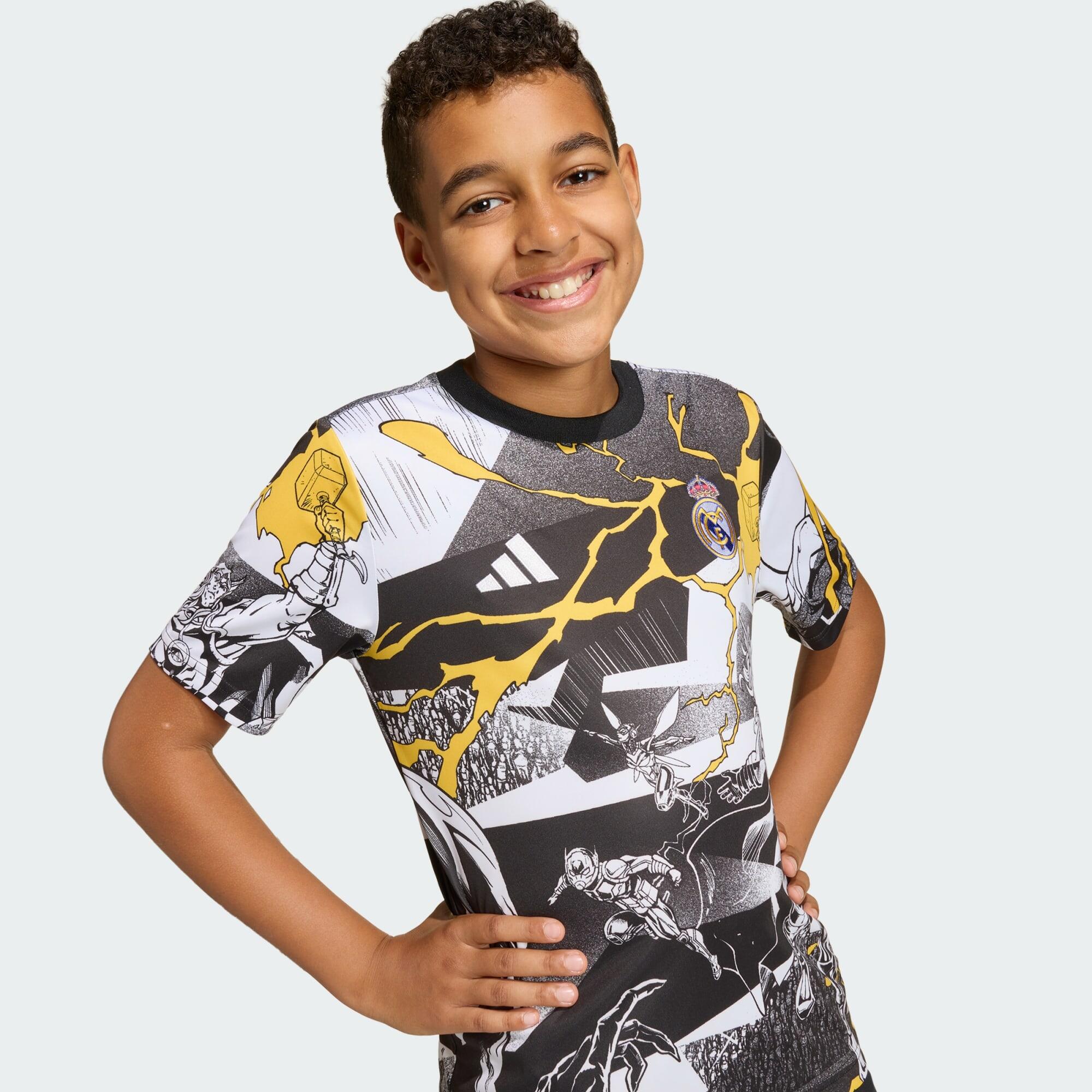 adidas Real Madrid Avengers 25/26 Aufwärmtrikot für Kinder 4/6