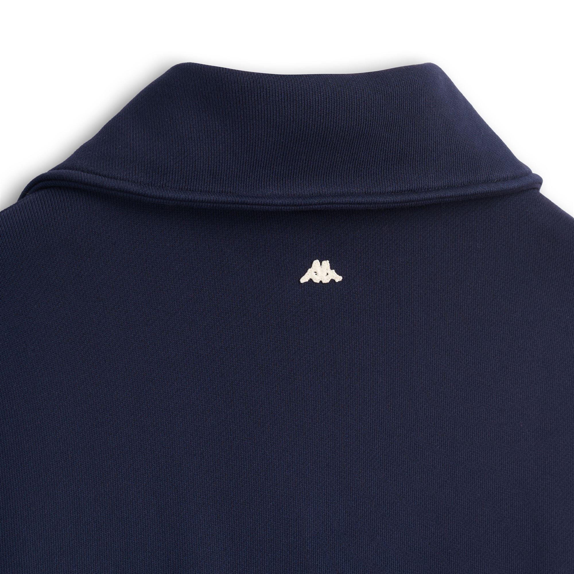 Felpa da uomo in cotone blu da casual 3/3