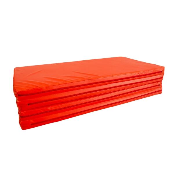 Unisex Gymnastikmatte Faltbar 4-Teilig Gamma Rot/Gelb 7/7