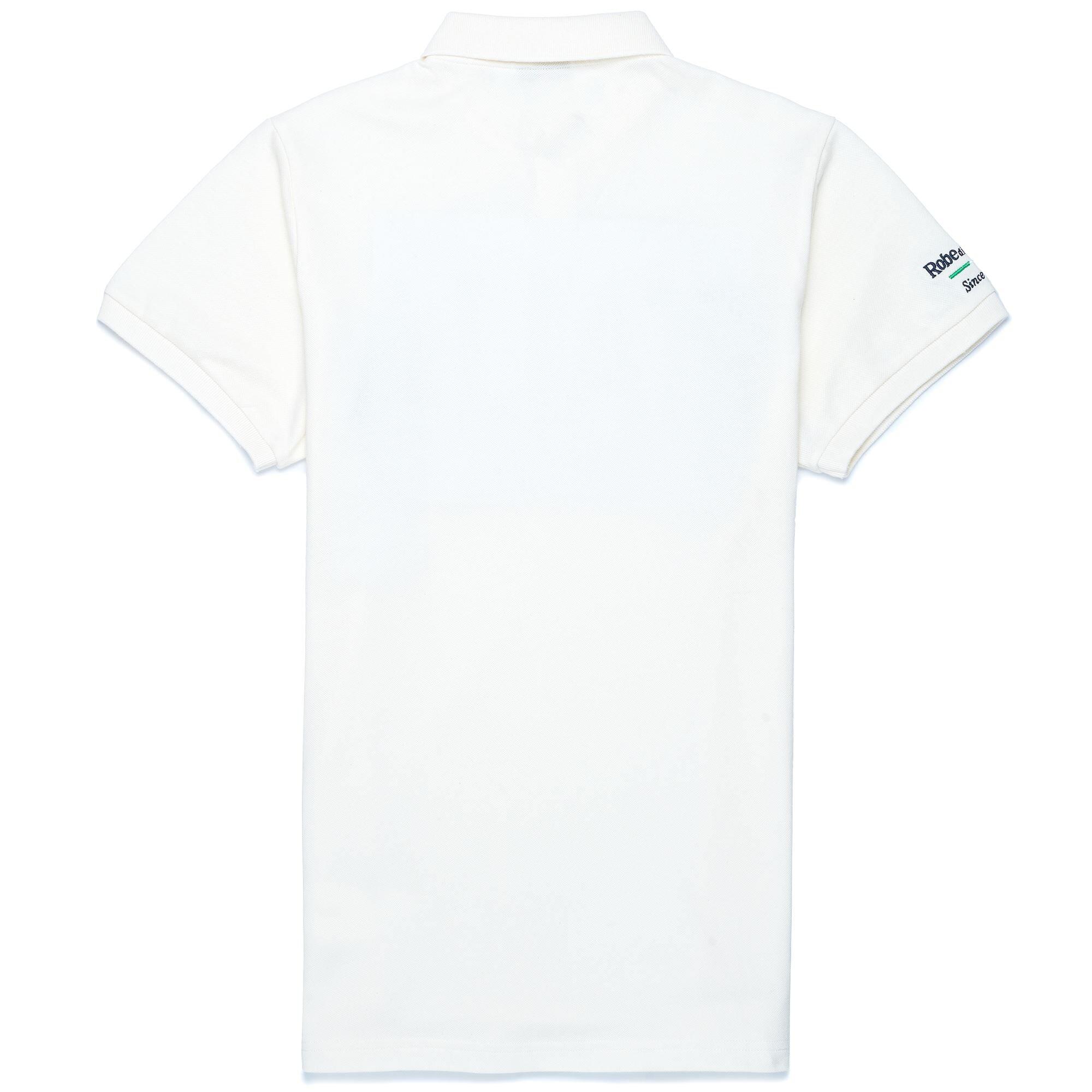 Polo da uomo in cotone bianco da casual 2/2