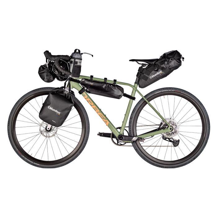 Sacoche de Selle Étanche Premium de 18L Columbus Noire 4/6